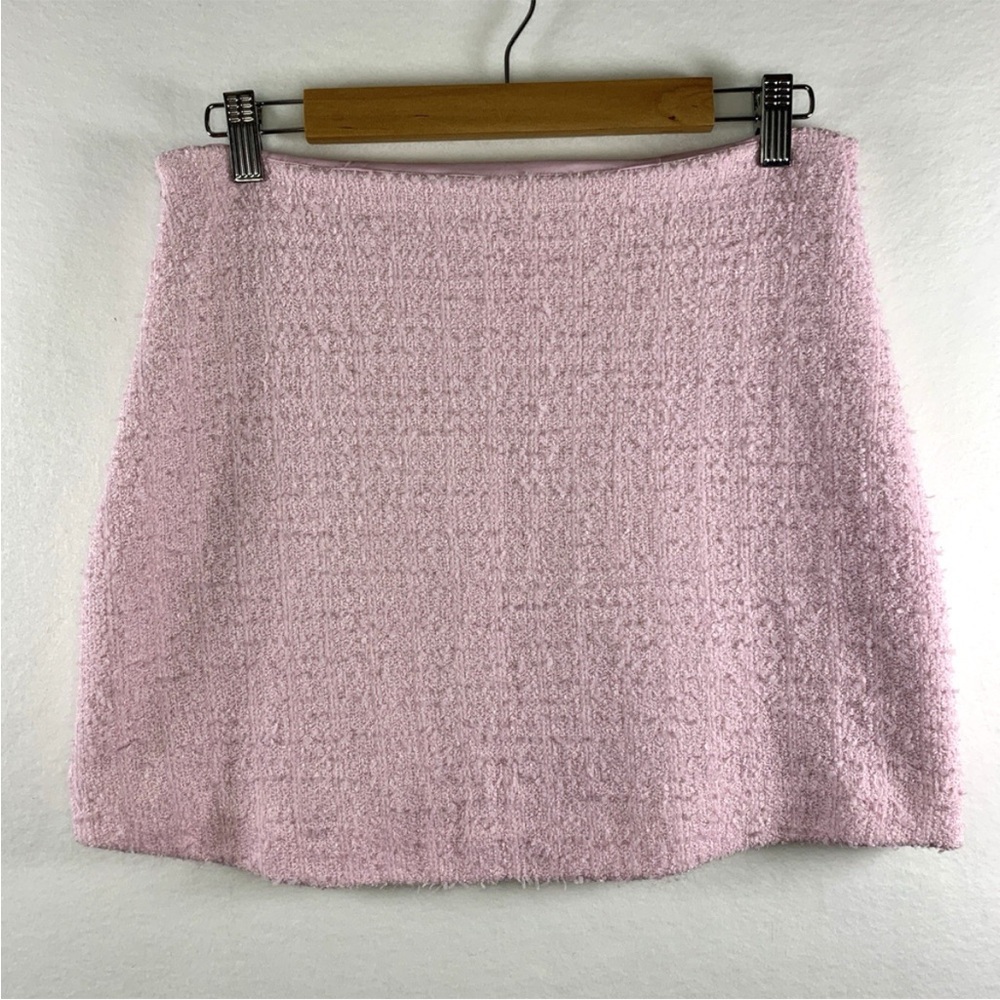 Cropped Pink Tweed Skirt & Blazer set - Picture 5 of 6